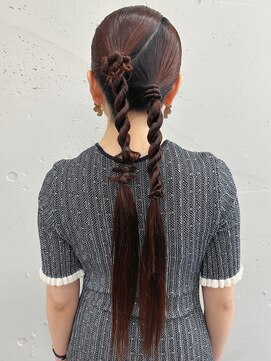 シーク 天神(SEEK) 松尾菫菜/タイトアレンジ/ヘアセット/韓国ヘア