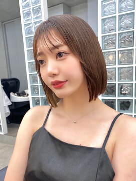 ロンドアベニール 北千住(Lond avenir) ミディアムレイヤーカット/レイヤー/顔周り/韓国/髪質改善北千住