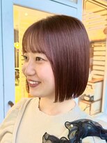 ヘアドレス ルチュラ(Hair dress LucuLa)&nbsp;【ルチュラ林】艶！ピンクブラウン×ボブ