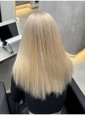 抜きっぱ風ベージュカラー【ブリーチ】