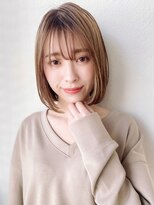 カバーヘア ブリス 北浦和(COVER HAIR bliss) 抜け感◎ナチュラルハイライトショートボブで小顔見せp北浦和