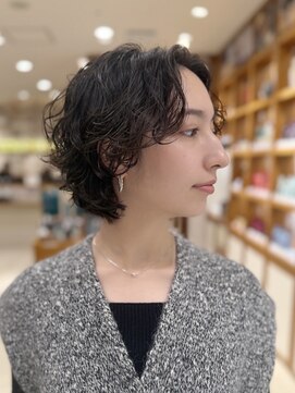 ピークアブー アヴェダ アトレ恵比寿(PEEK-A-BOO AVEDA) ショートウルフ/パーマ/デジタルパーマ/前髪あり/恵比寿
