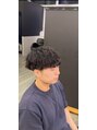 グリードヘアー(greed hair)&nbsp;ラフに動くシャドウパーマで雰囲気の出るメンズスタイル