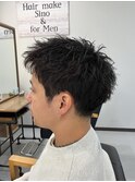 刈り上げなしスパイキーショート