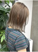 京都西院/ベージュカラー ブリーチ 髪質改善 ダブルカラー