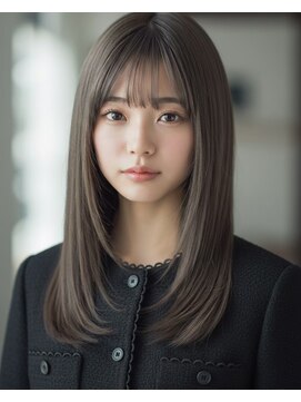 レフラム 獨協大学前店(le:fro:m) 獨協大学レイヤーカット/大人綺麗めストレートヘア/髪質改善