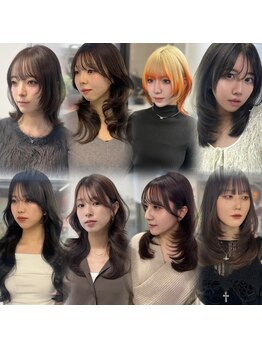 ベル(BEL)の写真/【ブリーチ×髪質改善】人気の韓国風レイヤーカット！再現性の高いカットで自宅でのケアやセットも簡単に♪