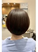 大人ナチュラルコンパクトボブ