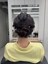 バルべス トーキョー(BARBES TOKYO)&nbsp;ボブヘアのゆるふわアップ【清板】