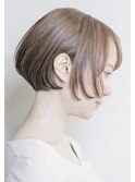 丸みボブ×奥行きショート