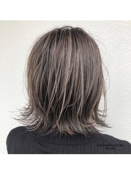 モアナ バイ ヘッドライト 沖縄豊見城店(Moana by HEADLIGHT) 透け感アッシュ☆外ハネボブ