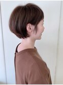 * 耳掛けマッシュショート *