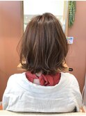 ミディアム×ベージュカラー【お客様snap】