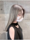 韓国風/シルバーカラー/Aラインボブ/ロブ/モテ髪カタログ/池袋d