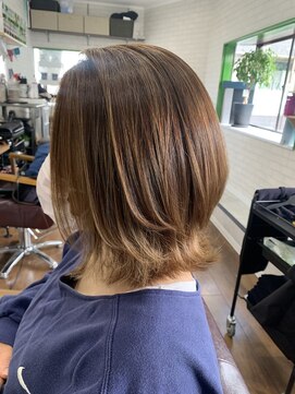 ライフ 四条畷店(Lyfe) 大人ボブ_ショコラベージュボブルフベビーバング_184