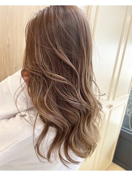 ヴィーヴォ 天六店(VIVO) 【VIVO】神田康之 極細ハイライト バレイヤージュ 10代20代30代