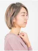 三軒茶屋_ショート_ミディアム_ボブ_ストレート_グラデーション