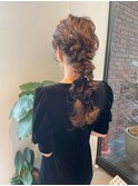 salon de yu/ 松原 加奈 #kana_arrange 結婚式ヘアセット