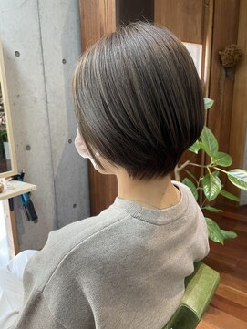 メロウ ヘア(mellow hair) ショート×透明感アッシュ