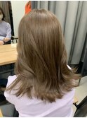 明るめ！春にぴったりミントベージュカラー♪