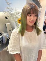 シータ(sheta)&nbsp;【sheta/小林】ライムグリーン　ダブルカラー