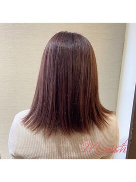 エムウィッシュ(M Wish) ストレート/くすみカラー/グレージュ/愛されセミディ/ロブ/小顔