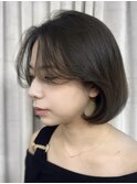 韓国ヘア/大人かわいい/タンバルモリボブ/グレージュ