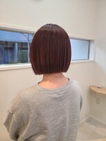 シアアルン 新小岩店(SHEER alun)&nbsp;ぱつっとボブ/レッドブラウン