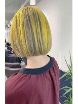 イリ 梅田(ili) イエロー×ベージュ 【アンブレラーカラー】