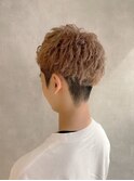 20代30代40代☆くせ毛を活かしたメンズカット！ライトベージュ