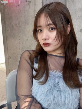 シー バイ ロンド 新宿(Sea by Lond) 韓国風前髪×レイヤーカット【髪質改善/新宿/レイヤーカット】