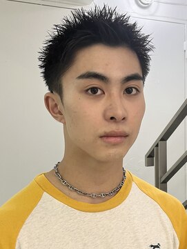 スー 渋谷(suu) ニュアンスパーマセンターパートメンズカットツイストパーマ韓国