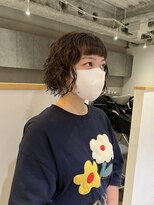 カフ(CAF) CAF FUKO くるくるパーマ/ミニボブ/オン眉/大阪/心斎橋