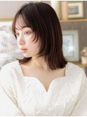 顔周りレイヤーカット韓国風小顔ウルフボブa上尾20代30代40代