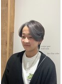 シルバーカラー×フェイスフレーミング
