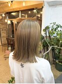 白髪ぼかし×ハイライトブリーチ