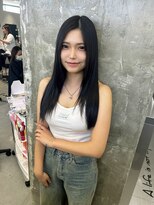 キング 枚方店(K!ng)&nbsp;ハイライトカラーミルクティーベージュケアブリーチダブルカラー