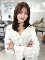 アマトウキョウ アユンチェ(AMA TOKYO×AYUNCHE)&nbsp;前髪顔まわり韓国ヘアレイヤーカットサイドバンク2wayバンク韓国