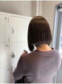 美髪/ワイドバング/レイヤーカット/くすみベージュ/新小岩駅