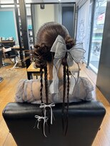 ヘアカロン 熊本下通店(Hair CALON)&nbsp;ヘアセット/卒業式/卒園式/結婚式/お呼ばれヘア/韓国風