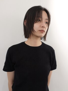 ビューズ(VIEWS) 大人ボブバングカットレイヤーボブ切りっぱなしボブアンニュイ