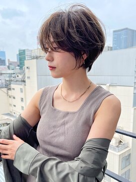 バンプ ギンザ(BUMP GINZA) 30代40代50代大人ショート髪型丸顔前髪あり似合わせ【安野】