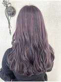 ロング/ラベンダー/シアーカラー/姫カット/宇都宮
