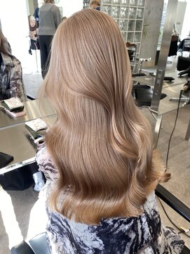 サンクプロジェクト(cinq PROJECT) 韓国ヘアミルクティーベージュグレージュカラーブリーチカラー