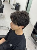 シャドウパーマセンターパート