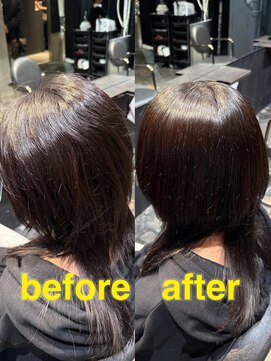 エノア 東京(ENORE) ウルフでも髪質改善/縮毛矯正