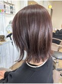 ピンク系外ハネボブ