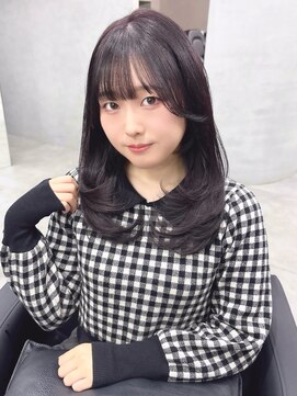 ジエクト カナウ(The Ect canow) ココアラベンダー／ラベンダーグレージュ／ミディアムレイヤー