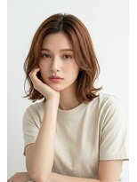 エマ(emma)&nbsp;30代女性｜小顔レイヤー×透明感カラー