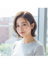 ラディシュ さがみ野(RADISH) 大人メテオ可愛いミニボブ◎30代40代前下がり×くびれ小顔効果